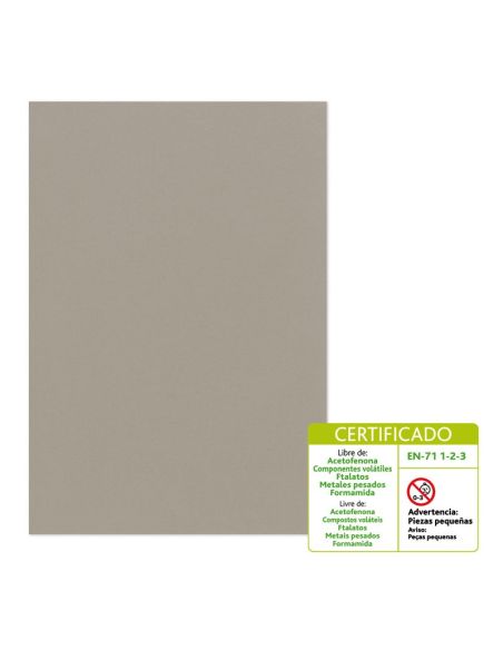Goma Eva 60 X 40 Cm 2 Mm Modelo Liso Gris