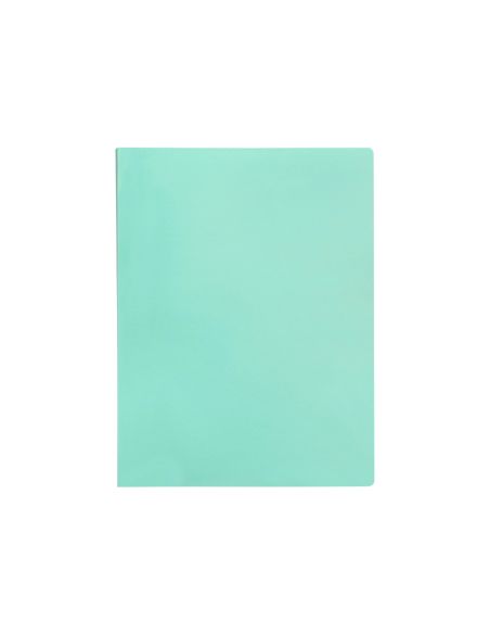 Carpeta Liderpapel Escaparate 40 Fundas Polipropileno Din A4 Verde Manzana Opaco