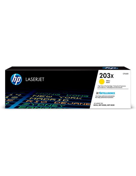 Toner Hp Laserjet 203X M254Dw / 280Nw / 281Fdw Amarillo 2500 Paginas