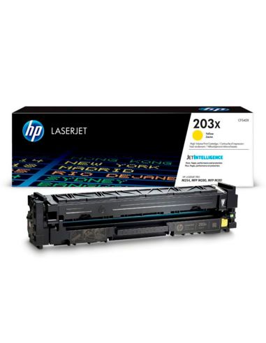 Toner Hp Laserjet 203X M254Dw / 280Nw / 281Fdw Amarillo 2500 Paginas