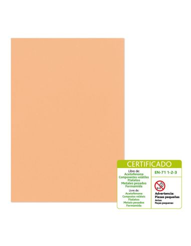 Goma Eva 60 X 40 Cm 2 Mm Modelo Liso Beige