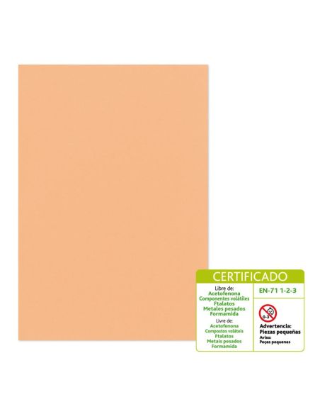 Goma Eva 60 X 40 Cm 2 Mm Modelo Liso Beige