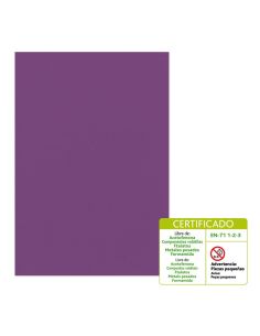 Goma Eva 60 X 40 Cm 2 Mm Modelo Liso Violeta
