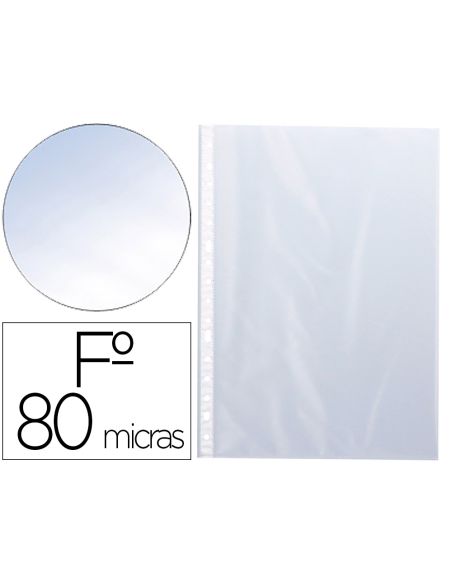 Funda Multitaladro Q-Connect Folio 80 Mc Piel De Naranja Caja De 1400 Unidades