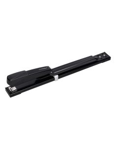 Grapadora Q-Connect Kf02292 Metalica Brazo Largo Capacidad 20 Hojas Usa Grapas 24/6 Y 26/6 Color Negro