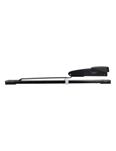 Grapadora Q-Connect Kf02292 Metalica Brazo Largo Capacidad 20 Hojas Usa Grapas 24/6 Y 26/6 Color Negro