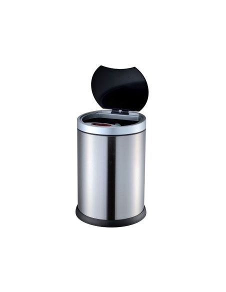 Papelera Metalica Q-Connect Con Sensor Automatico Capacidad 10 Litros