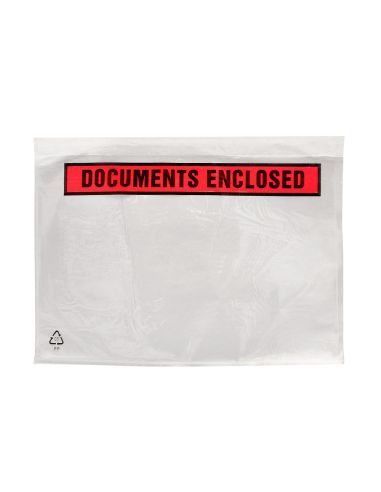 Sobre Autoadhesivo Q-Connect Portadocumentos 125X110 Mm Sin Ventana Paquete De 100 Unidades