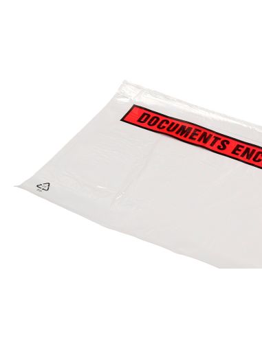 Sobre Autoadhesivo Q-Connect Portadocumentos 225X165 Mm Sin Ventana Paquete De 1000 Unidades