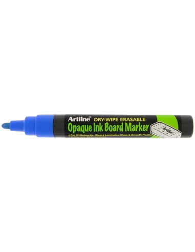 Rotulador Artline Pizarra Epd-4 Color Azul Opaque Ink Board Punta Redonda 2 Mm