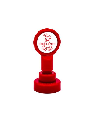Sello Artline Emoticono Excelente Color Rojo 22 Mm Diametro