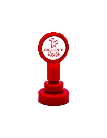 Sello Artline Emoticono Excelente Color Rojo 22 Mm Diametro
