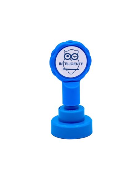 Sello Artline Emoticono Inteligente Color Azul 22 Mm Diametro