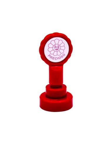Sello Artline Emoticono Precioso Color Rosa 22 Mm Diametro