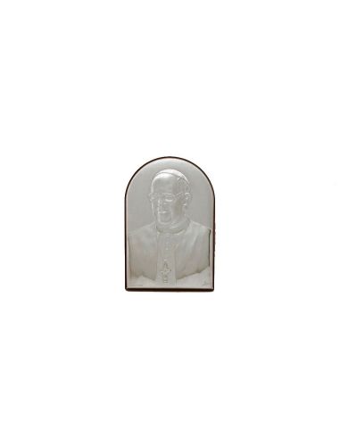 Cuadro Arco Plata 9X13 Cm Papa Francisco