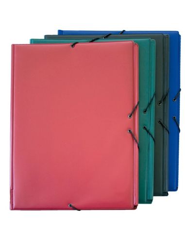 Carpeta 1/4 Pvc Solapas