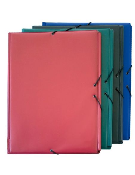 Carpeta 1/4 Pvc Solapas