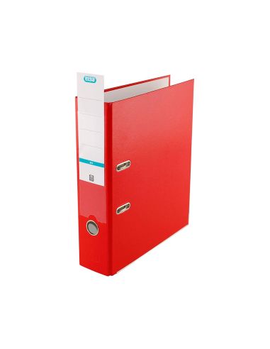 Archivador De Palanca Elba Top Carton Compacto Polipropileno Con Rado Din A4 Lomo De 80 Mm Rojo