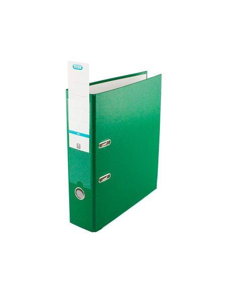 Archivador De Palanca Elba Top Carton Compacto Polipropileno Con Rado Din A4 Lomo De 80 Mm Verde