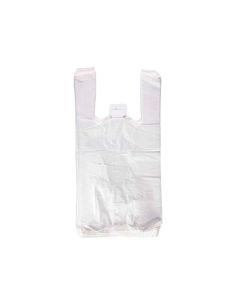 Bolsa Camiseta Reciclada 70% Blanca 50 Mc 42X53 Cm Apta Legislacion De Bolsas 2021 2