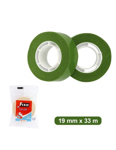 Cinta Adhesiva Fixo 33 X 19 Mm Verde