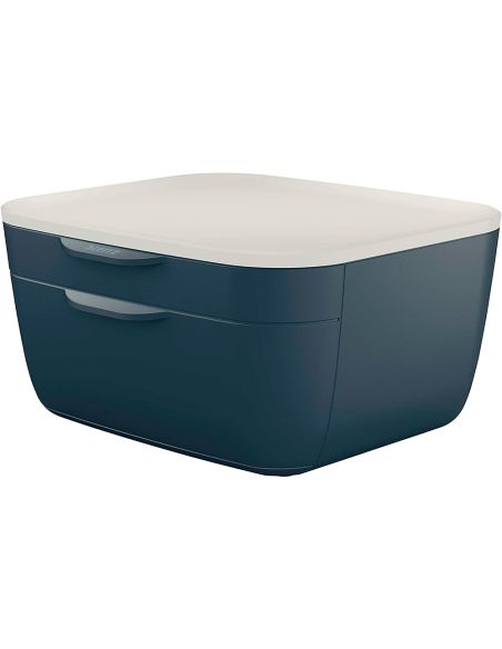 Fichero Cajones De Sobremesa Leitz Cosy 2 Cajones Gris