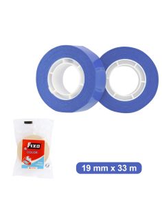 Cinta Adhesiva Fixo 33 X 19 Mm Azul