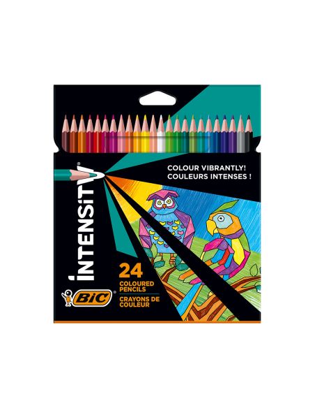Lapices De Colores Intensity Caja De 24 Unidades Colores Surtidos