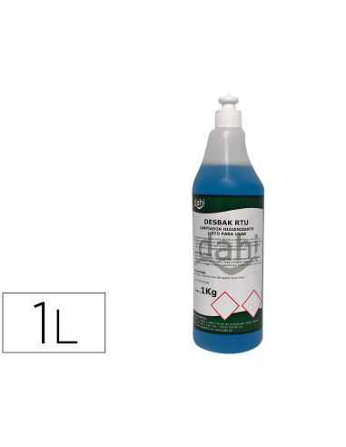 Limpiador Bactericida Dahi Desbak Azul Botella 1 Litro