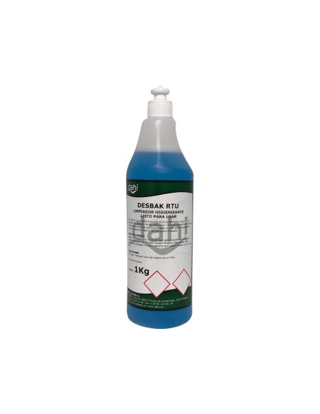 Limpiador Bactericida Dahi Desbak Azul Botella 1 Litro