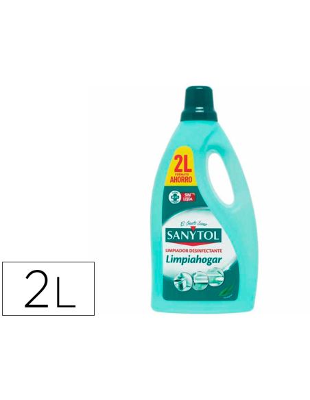 Limpiador Desinfectante Sanytol Limpiahogar Multisuperficies Bote De 2 Litros