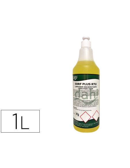 Limpiador Higienizante Desodorizante Desinfectante Dahi Dj Plus Rtv Botella 1 Litro