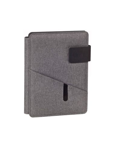 Carpeta Portafolios Carchivo Venture Din A5 Con Cuaderno Y Soporte Smartphone Color Gris