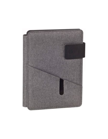 Carpeta Portafolios Carchivo Venture Din A5 Con Cuaderno Y Soporte Smartphone Color Gris