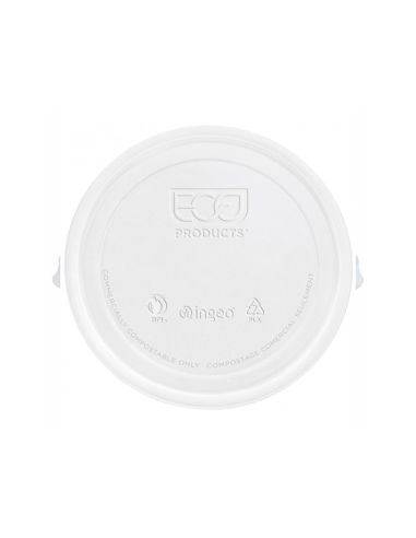 Tapa De Plastico Biodegradable Para Vaso De 195/220 Cc Paquete De 100 Unidades