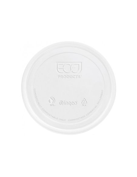 Tapa De Plastico Biodegradable Para Vaso De 290 Cc Paquete De 100 Unidades