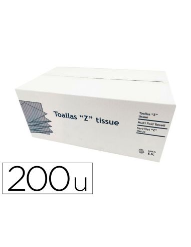 Toalla De Papel Secamanos Dahi Z Ecopasta 2 Capas Caja Con 20 Paquetes De 200 Unidades
