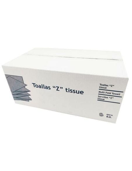Toalla De Papel Secamanos Dahi Z Ecopasta 2 Capas Caja Con 20 Paquetes De 200 Unidades