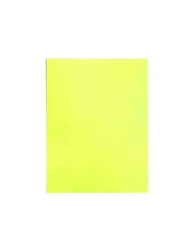 Carpeta Liderpapel Escaparate 80 Fundas Polipropileno Din A4 Amarillo Fluor Opaco