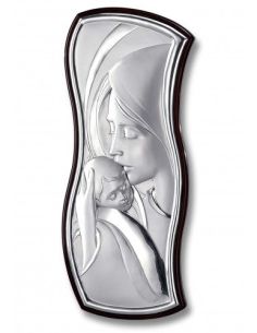 Cuadro Pergamino Maternidad Plata 5,5X13