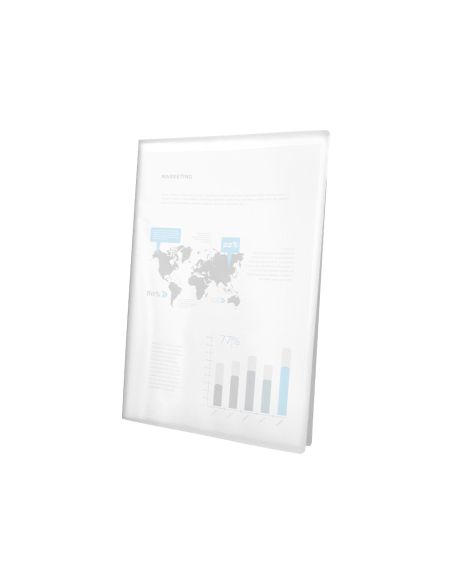 Carpeta Liderpapel Escaparate 80 Fundas Polipropileno Din A4 Transparente