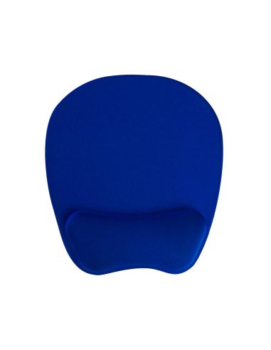 Alfombrilla Para Raton Q-Connect Con Reposamuñecas Ergonomica De Gel Color Azul 225X240X20 Mm