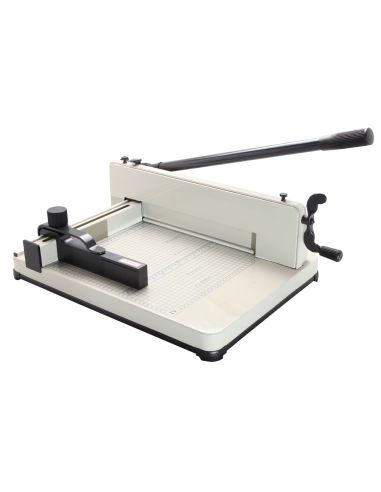 Guillotina Q-Connect Kf16916 Manual Profesional Largo Del Corte 330 Mm Capacidad 400 Hojas|Libreriasalesiana