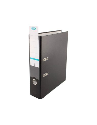 Archivador De Palanca Elba Top Carton Compacto Polipropileno Con Rado Din A4 Lomo De 80 Mm Negro
