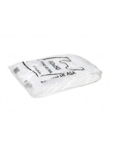 Bolsa Camiseta Reciclada 70% Blanca 50 Mc 48X60 Cm Apta Legislacion De Bolsas 2021