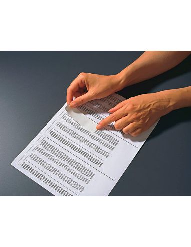 Cinta Adhesiva Post-It Para Ocultar Y Etiquetar 6 Lineas 18 Mt X 25 Mm En Portarrollo
