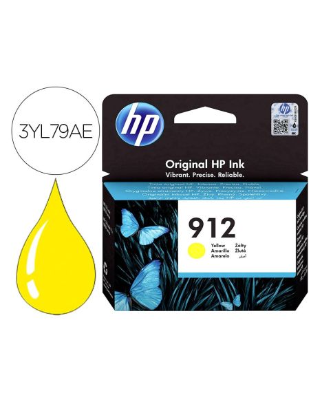 Ink-Jet Hp 912 Officejet 8010 / 8020 / 8035 Amarillo 315 Pag