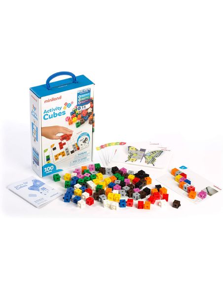 Juego Miniland Activity Cubos Para Juegos Matematicos 350X230X85 Mm