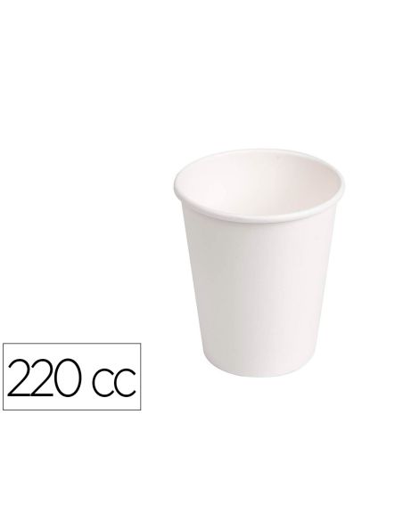 Vaso Termico De Carton Blanco 200 Cc Paquete De 50 Unidades