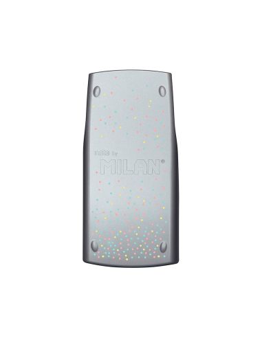 Calculadora Milan Cientifica M240 Silver 2 Lineas 240 Funciones 10+2 Digitos Color Verde Turquesa Con Tapa Color